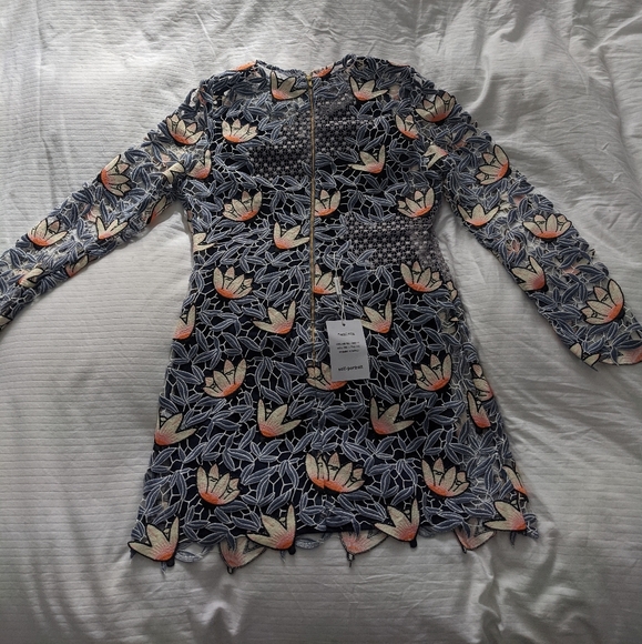 Self Portrait Patchwork Mini Dress - Picture 2 of 4